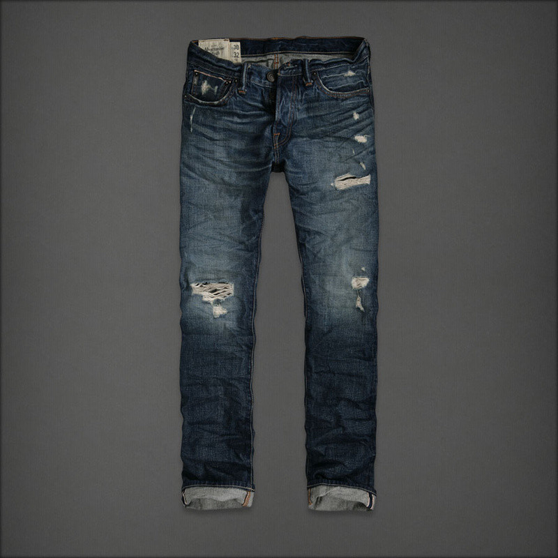 Abercrombie Fitch Hombres Heterosexual Pantalón vaquero AF7585